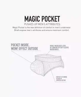 Slipy powiększające Atlantic Magic Pocket BMP-1581 S-2XL - 2