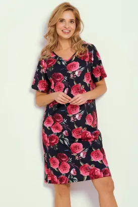 Letnia koszula w róże Taro Claire 3346 M-XL