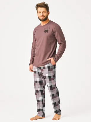 Piżama męska Key MNS 620 3XL-4XL