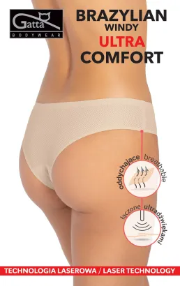 Majtki laserowo cięte Gatta 41670 Brazylian Windy Ultra Comfort