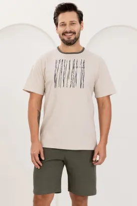 Piżama męska Regina 500 bawełniana M–XL