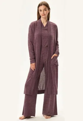 Narzutka szlafrok Henderson Ladies 41948 Fudge S-XL