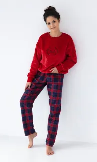 Ciepła piżama damska Sensis Cordelia S-XL soft i flanela - 2
