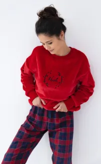 Ciepła piżama damska Sensis Cordelia S-XL soft i flanela - 5