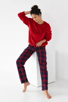 Ciepła piżama damska Sensis Cordelia S-XL soft i flanela - 3