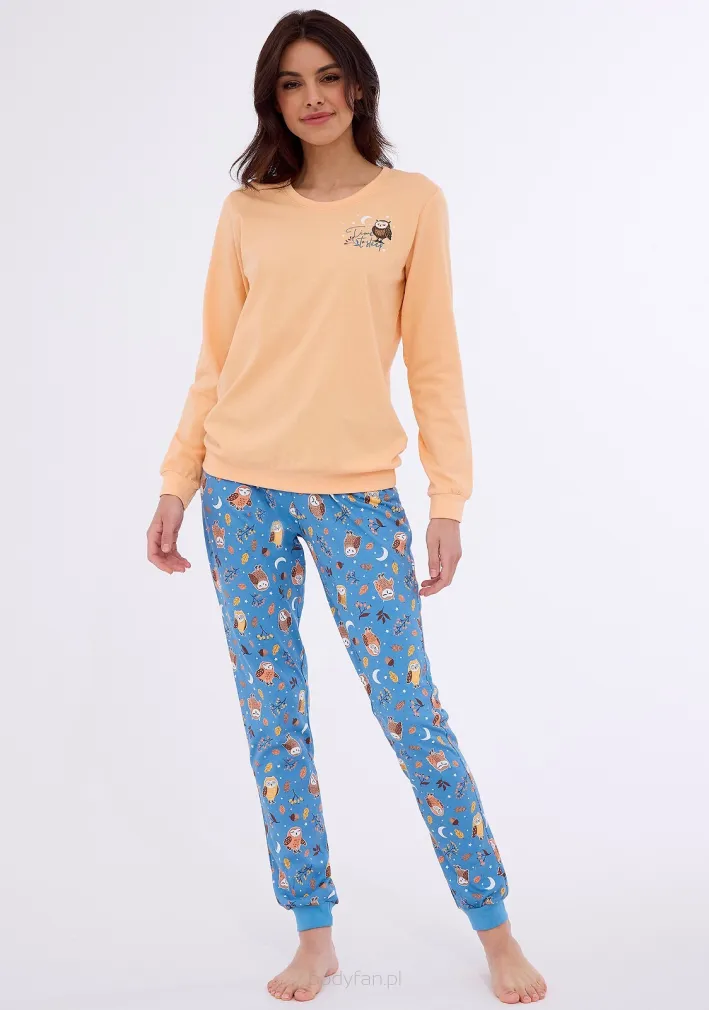 Piżama damska Cornette 467/373 Owls