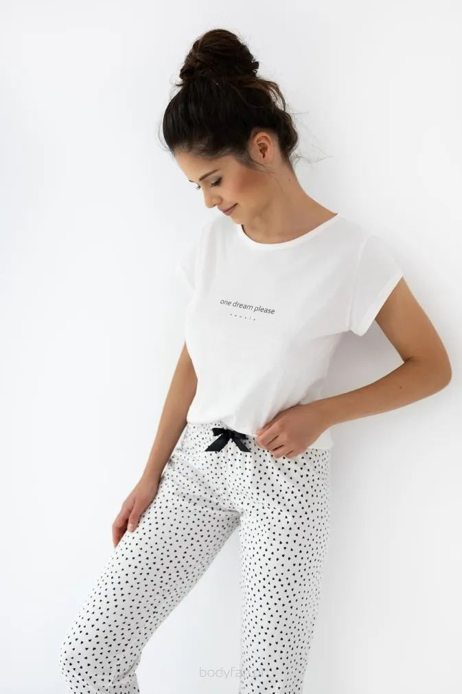 Piżama w serducszka Sensis Christabel S-XL