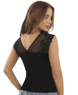 Podkoszulka damska z koronką Emili Elza 2XL - 3