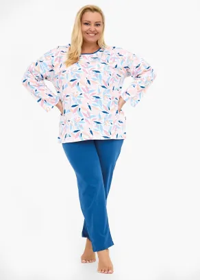 Piżama damska Cornette Amelia 392/451 Plus Size bawełniana 3XL–5XL