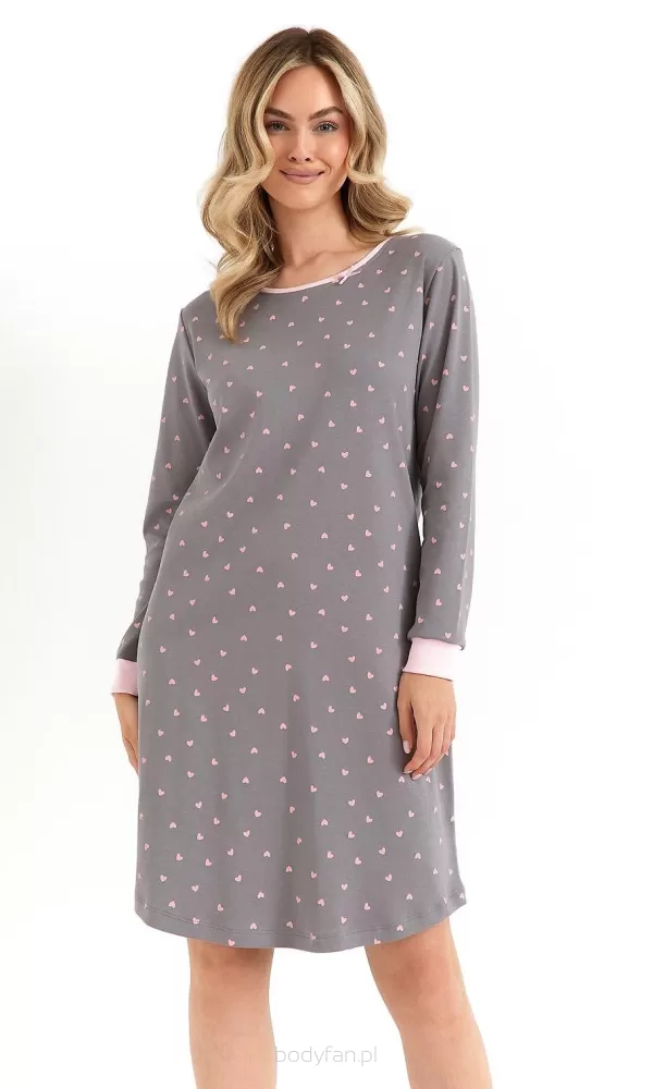 Koszula nocna w serduszka Cana 493 M-XL