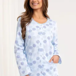 Piżama damska rozpinana Regina 710 2XL-3XL