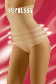 Wysokie figi wyszczuplające Wolbar Supressa S-XL bawełna 80%