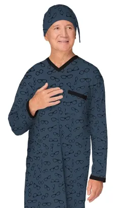 Męska koszula nocna Martel 501 Sylwester M-2XL