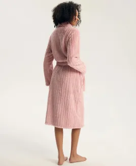Szlafrok damski z połyskującą nitką Henderson Ladies 45408 Greta S-2XL - 3
