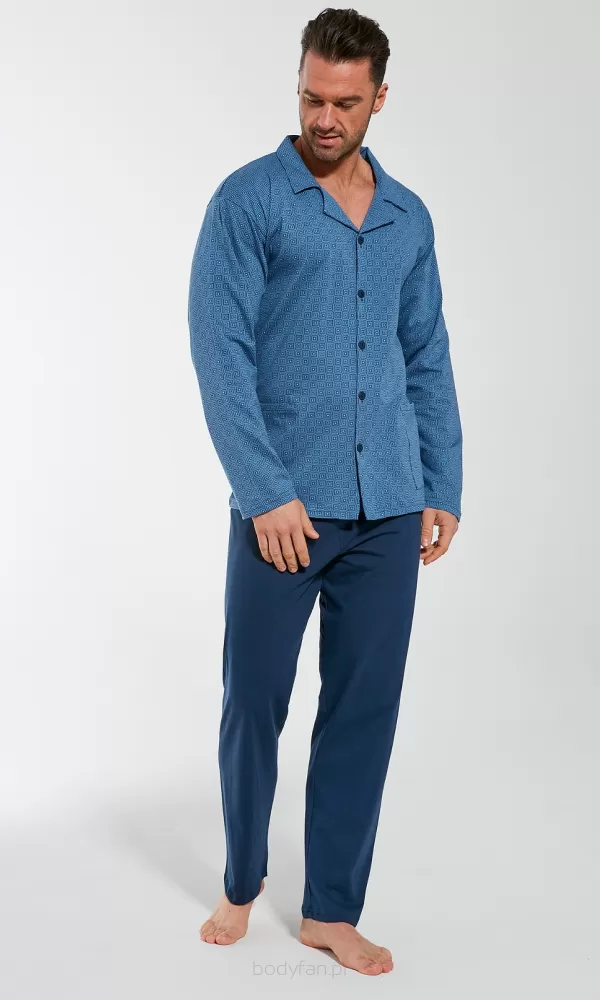 Rozpinana piżama męska Cornette 114/61 rozmiary 3XL-5XL