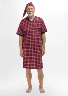Męska koszula nocna Martel Krata 502 Sylwester I M-2XL - 6