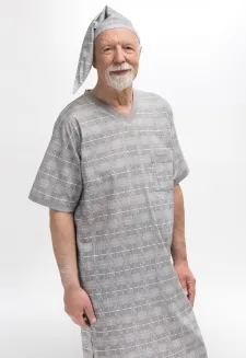 Męska koszula nocna Martel Krata 502 Sylwester I M-2XL - 5