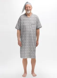 Męska koszula nocna Martel Krata 502 Sylwester I M-2XL - 4