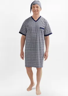 Męska koszula nocna Martel Krata 502 Sylwester I M-2XL - 2