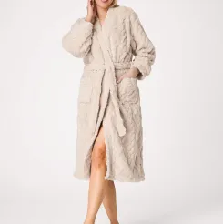 Szlafrok damski miękki i ciepły Key LGL 106 S-XL
