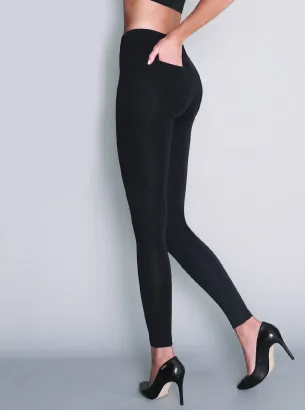 Legginsy damskie Gatta 44531 Next S-XL z kieszeniami i szlufkami