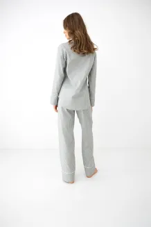 Piżama damska rozpinana Sensis Imani XS-2XL - 5