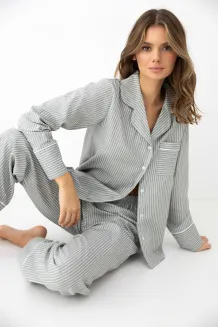 Piżama damska rozpinana Sensis Imani XS-2XL - 13