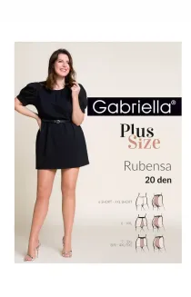 Rajstopy Gabriella 161 Rubensa Plus Size 20 den 7-3XL - 2