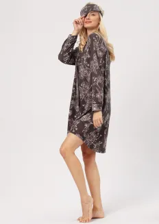 Koszula nocna rozpinana Key LND 817 2XL-3XL - 3