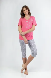 Piżama damska Regina 696 M-XL bawełna