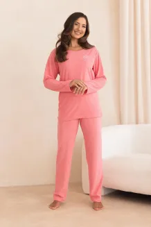 Ciepła piżama damska frotte Regina 4023 M-2XL - 3