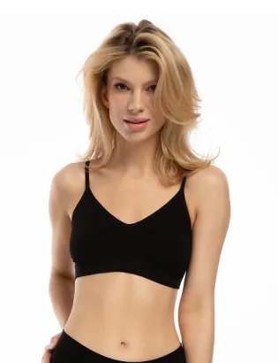 Biustonosz top Julimex Bamboo Bralette S-2XL