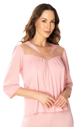 Elegancka piżama z jedwabiu Vistex Patrycja 6658