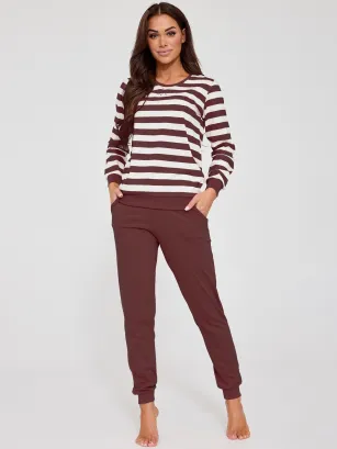 Piżama damska ze ściągaczami Cornette 635/475 Molly 4 S-2XL