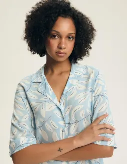 Piżama damska rozpinana Henderson Ladies 44482 Estes S-3XL - 3