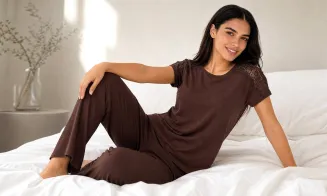 Piżama damska bawełniana z koronką Cornette 1114/515 Margot S-2XL - 4