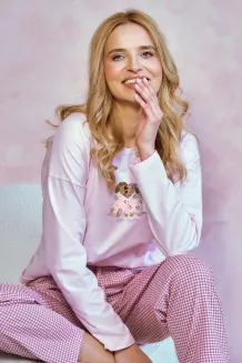 Bawełniana piżama damskaTaro Elisa 3434 - 2