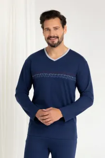 Piżama męska Regina 485 bawełniana z długim rękawem M-XL - 7