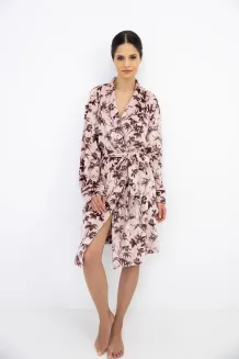 Welurowy szlafrok damski Sensis Thalia S-XL - 4