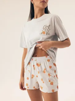 Piżama damska Henderson Ladies 42684 Naranja - 7