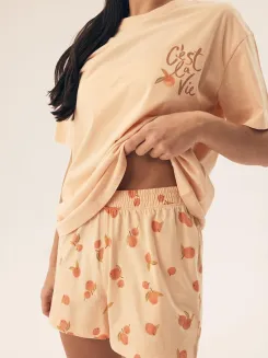 Piżama damska Henderson Ladies 42684 Naranja - 8