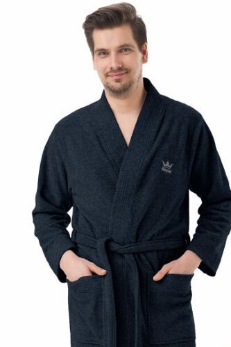 Szlafrok męski frotte Luna 850 M-2XL