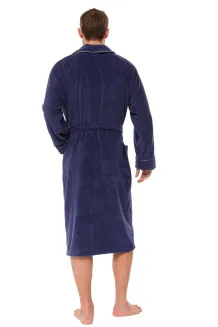 Stylowy szlafrok męski L&L 2523 M-2XL haft - 6