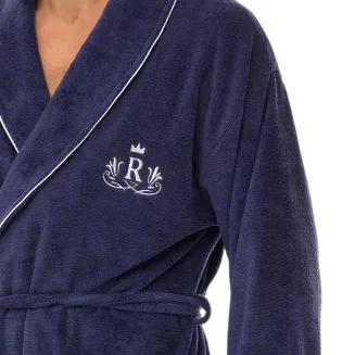 Stylowy szlafrok męski L&L 2523 M-2XL haft - 7