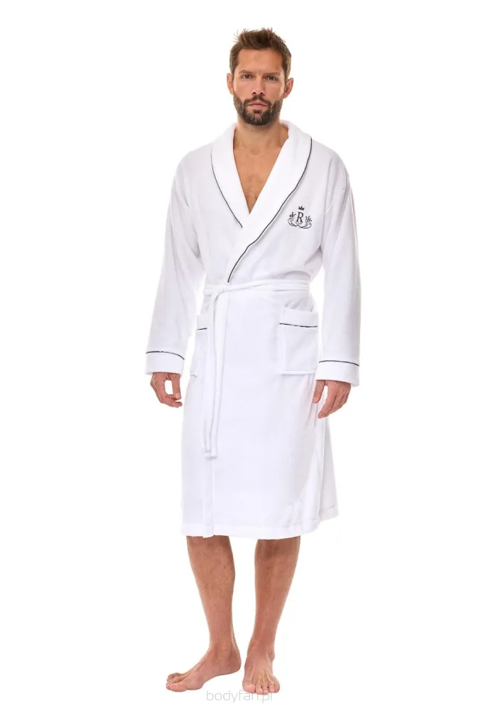 Stylowy szlafrok męski L&L 2523 M-2XL haft
