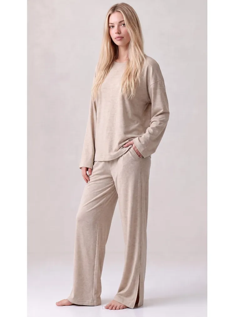 Komplet damski Luna 1312 S-2XL Beż