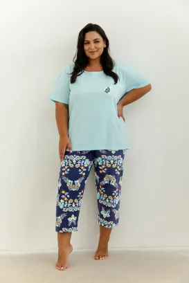 Piżama damska Taro Kristen 3366  2XL-3XL bawełna