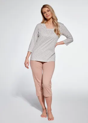 Piżama Cornette 767/359 Nadia 3/4 M-2XL