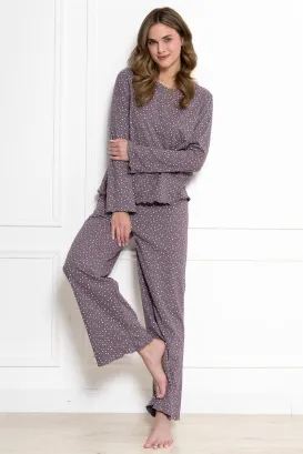 Piżama damska Leveza 1786 Stefania dł/r M-XL