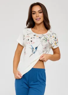 Piżama damska Cornette 369/345 Floris M-XL - 2